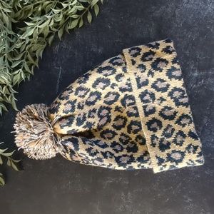 Leopard Print Winter Hat